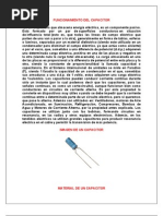 Funcionamiento Del Capacitor