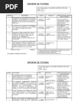 Informe Tutoria Primero Segundo y Tercer Bimestre