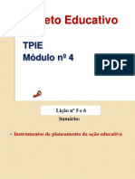 0.modulo - 4 - Projecto Educativo