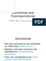 Quinolones and Fluoroquinolones