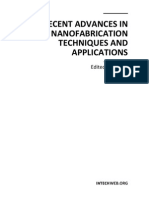 Recent Advances in Nano Fabrication Techniques and Applications