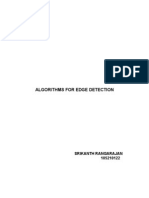 Algorithms For Edge Detection: Srikanth Rangarajan 105210122