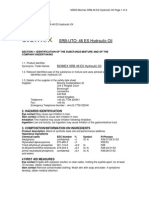 SRB-Hydraulic 46ES Oil MSDS