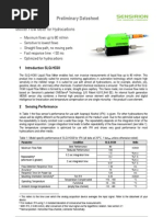 Datasheet Liquid Flow Meter SLQ HC60