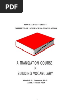 A Translation Course in Building Vocabulary