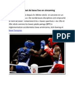 Combat de Boxe Live en Streaming