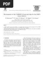 Development of The Carioca Front-End Chip For The LHCB Muon Detector