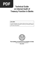 Technical Guide On Internal Audit of Treasury Function in Banks