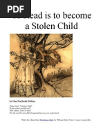 To Read Is To Become A Stolen Child