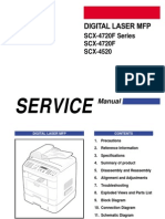 Samsung Digital Laser MFP SCX-4720F Series, SCX-4720, SCX-4520 Parts & Service Manual