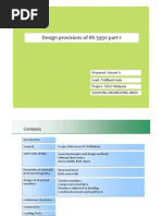 Design Provisions of BS 5950 Part 1