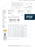 Dimensiones Tornillo Allen DIN 912