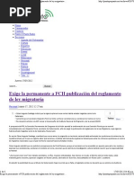 17-05-12 Exige La Permanente A FCH Publicación Del Reglamento de Ley Migratoria