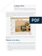 AVIDEMUX Extraer y Unir Clip de Videos