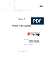 Taller de Nociones Espaciales