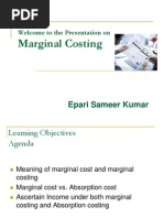 5 Marginal Costing