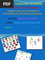 Normas y Reglas Ortográficas y de Puntuación 3.1