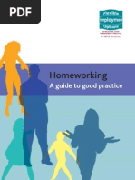 Homeworking: A Guide To Good Practice