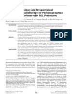 Cytoreductive Surgery and Intraperitoneal