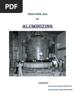 Aluminizing by (08MT3012 & 08MT1030) Atanu & Manoj