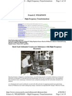 Francis E. WILKINSON High-Frequency Transformations