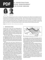 Experimental Investigation of An Individual Embossment For Composite Floor