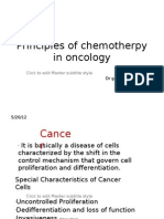 Principles of Chemotherpy in Oncology: Click To Edit Master Subtitle Style