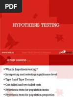 Hypothesis Testing