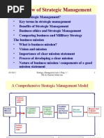 MGT 658 Chap 1a What Is Strategic Management