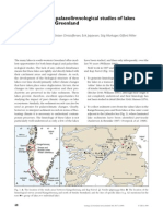 Limnological and Palaeolimnological Studies of Lakes in South-Western Greenland