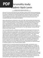 Lenin Essay