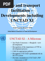 Trade and Transport Facilitation - Developments Including Unctad Xi