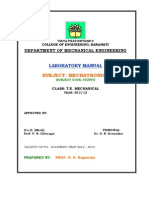 Mechatronics Lab Manual