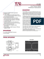 Features Descriptio: LTC485 Low Power RS485 Interface Transceiver