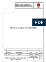 Piping Material Specification Pipe Class: A1A