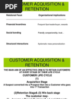 Customer Acquisition & Retention