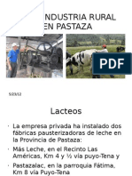 Agroindustria Rural en Pastaza