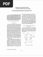 (X) Comparison of 3 PWM Strategies SPWM SVPWM One Cycle CTRL