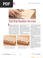 Sanding Tips