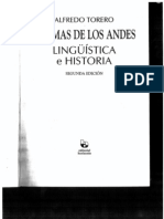 Idiomas de Los Andes, Alfredo Torero