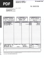 TD Bank Statement DOB Aug 18 1966 Driv Lic M21280410665818