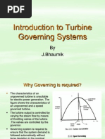 Introduction To Turbine Governing Systems