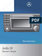 Mercedes Benz Manual Audio 20