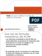 Formulas Metabólicas