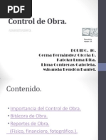 Control de Obra