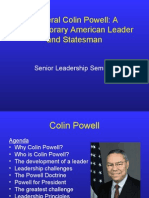 General Colin Powell: A Contemporary American Leader and Statesman