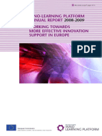 Inno-Learning Platform Annual Report Working Towards More Effective Innovation Support in Europe