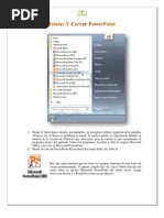 Iniciar y Cerrar Power Point
