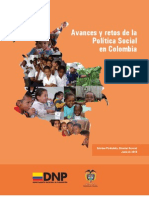 Avances y Retos de La Política Social en Colombia