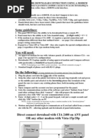 Direct Wire Modem Conection